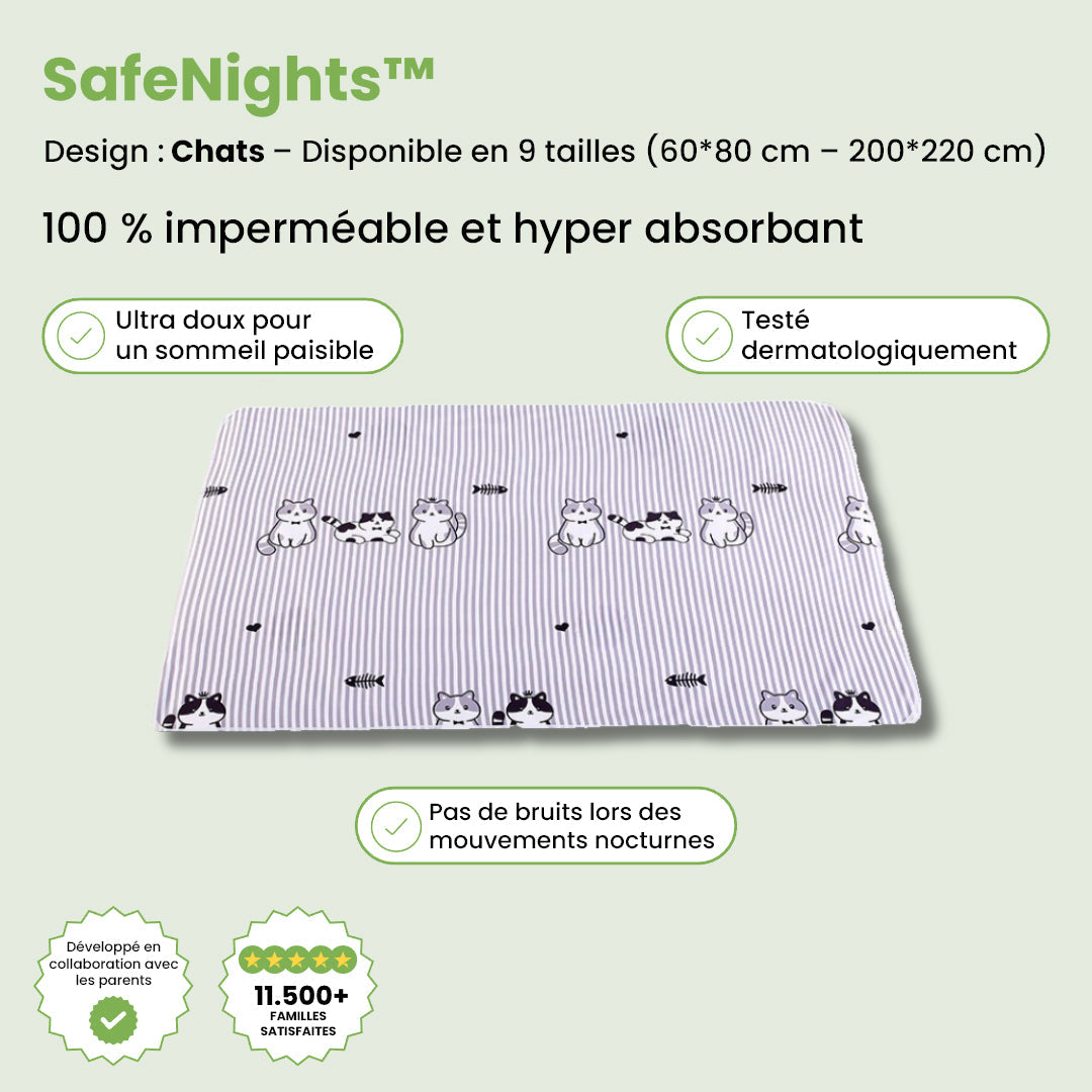 Alèse de lit SafeNights™