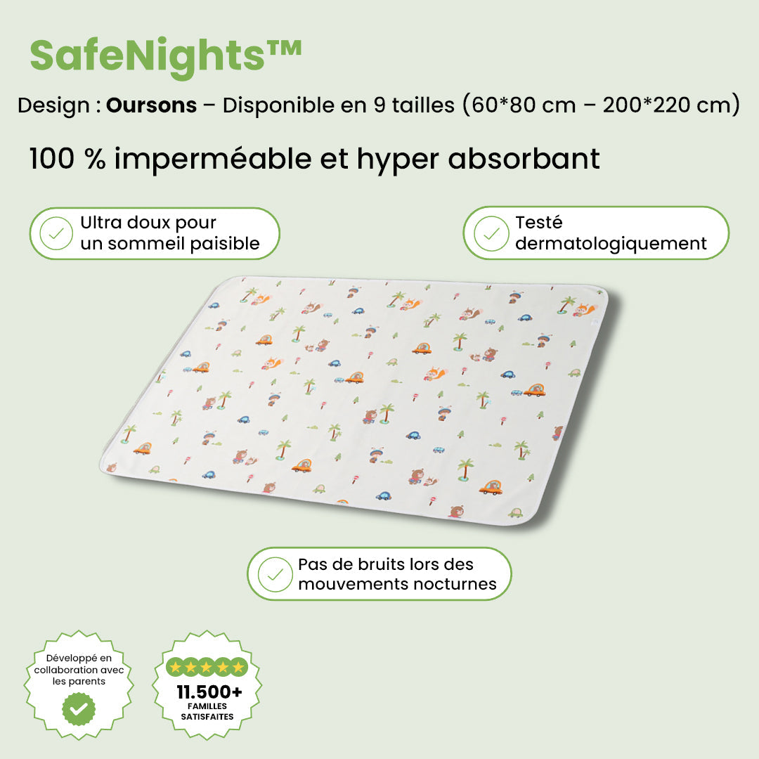 Alèse de lit SafeNights™
