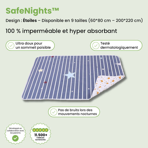 Alèse de lit SafeNights™