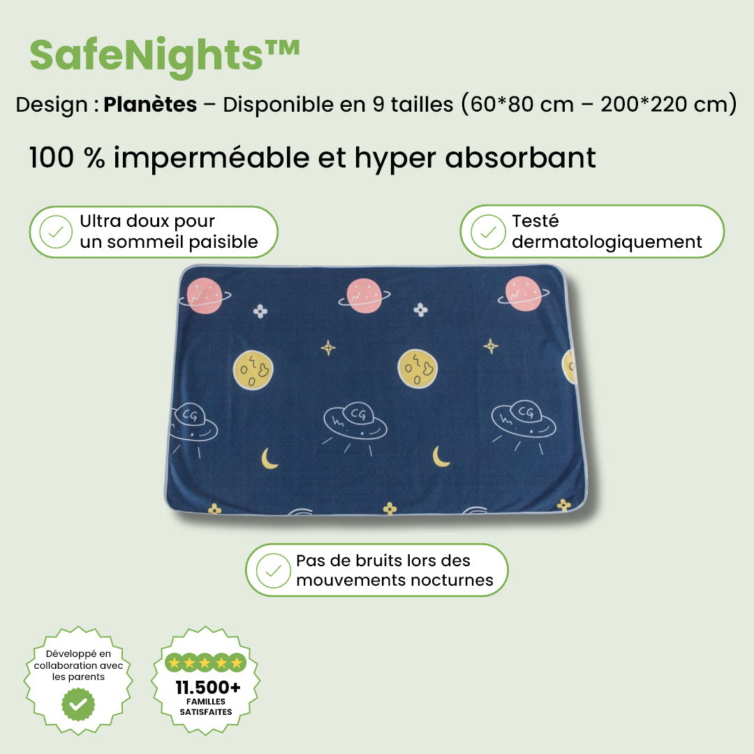 Alèse de lit SafeNights™