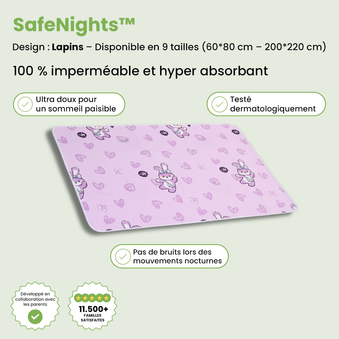 Alèse de lit SafeNights™