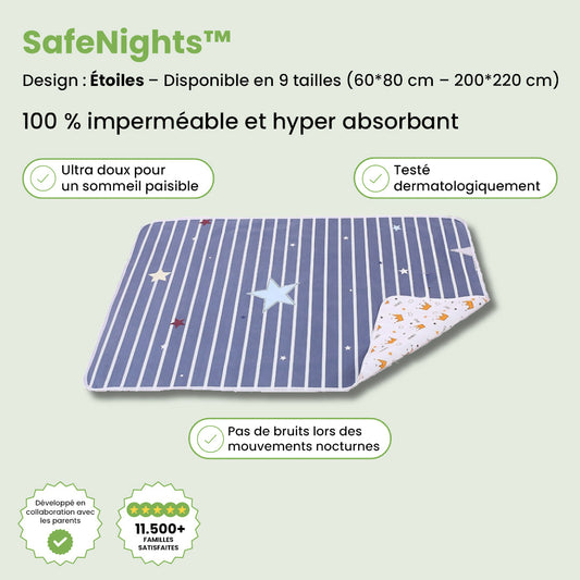 Alèse de lit SafeNights™