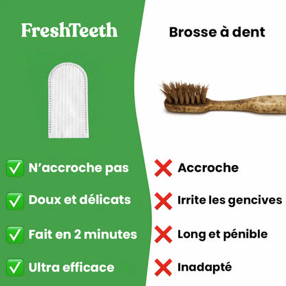 Lingettes bucco-dentaires FreshTeeth